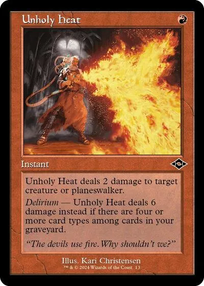 Unholy Heat - Retro Frame Foil