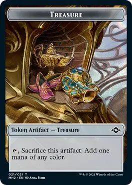 Treasure (021) // Thopter Double-Sided Token