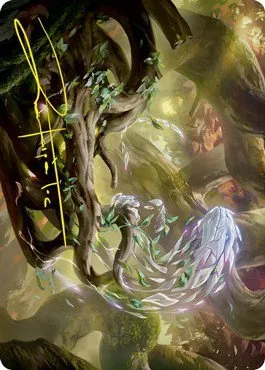 Emergent Sequence Art Card - Gold Stamped Signature
