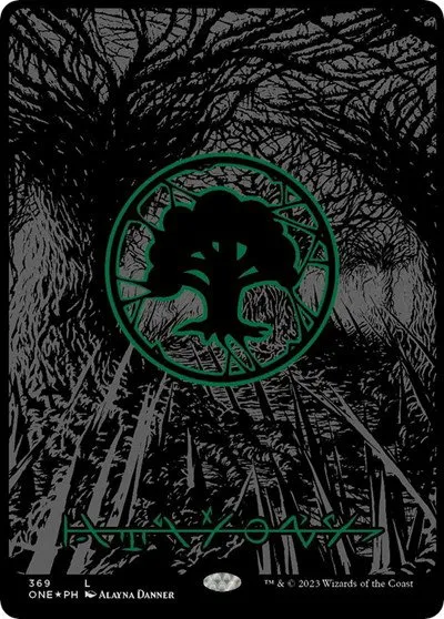 Forest (Phyrexian) - Full Art