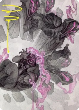 Rise of Extus Art Card - Gold Stamped Signature