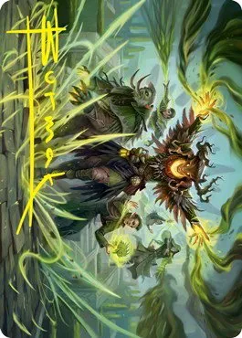 Witherbloom Command Art Card - Gold Stamped Signature