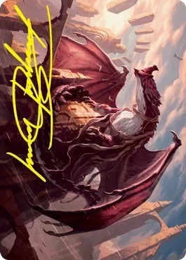 Velomachus Lorehold Art Card - Gold Stamped Signature
