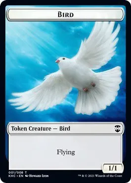 Bird (001) // Soldier Double-Sided Token - Normal Bird 001 Soldier Double
