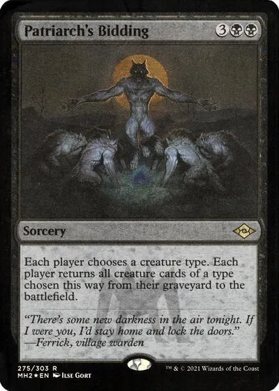 Patriarch's Bidding - Foil Etched