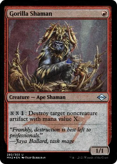 Gorilla Shaman - Foil Etched