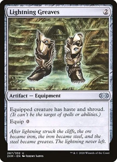 Lightning Greaves - Foil