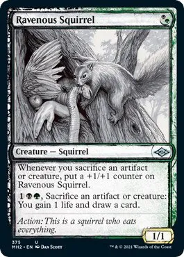 Ravenous Squirrel - Foil