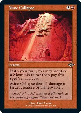 Mine Collapse - Foil Etched