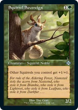 Squirrel Sovereign - Foil