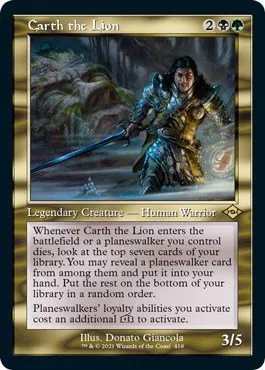 Carth the Lion - Foil Etched