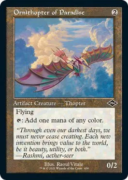 Ornithopter of Paradise - Foil Etched