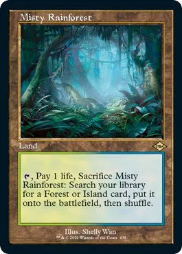 Misty Rainforest - Foil Etched