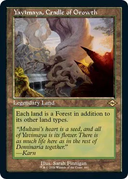 Yavimaya, Cradle of Growth - Foil Etched