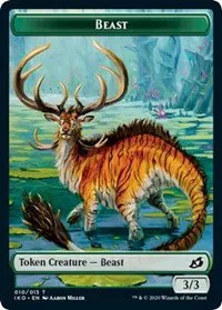 Beast // Human Soldier (004) Double-Sided Token