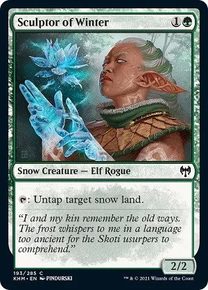 Sculptor of Winter - Foil