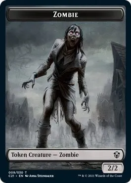 Zombie // Horror Double-Sided Token