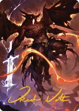 Balor Art Card - Gold Stamped Signature