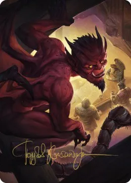 Imp Art Card - Gold Stamped Signature
