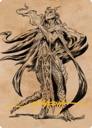 Lozhan, Dragons' Legacy Art Card - Gold Stamped Signature