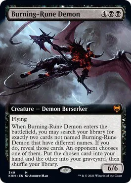 Burning-Rune Demon - Foil