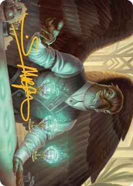 Speakeasy Server Art Card - Gold Stamped Signature