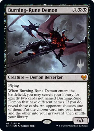 Burning-Rune Demon - Foil