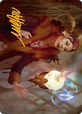 Misfortune Teller Art Card - Gold Stamped Signature