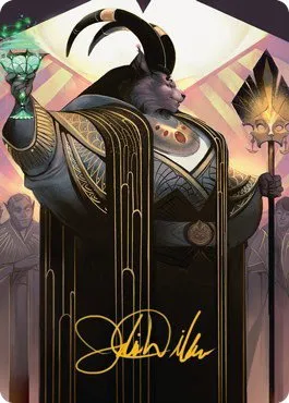 Jetmir, Nexus of Revels Art Card - Gold Stamped Signature