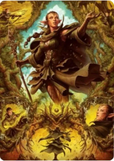 Nissa of Shadowed Boughs Art Card