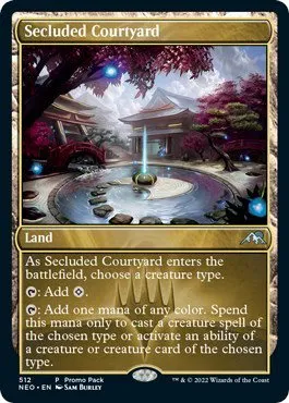 Secluded Courtyard - Foil