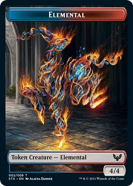 Elemental (2) // Pest Double-sided Token