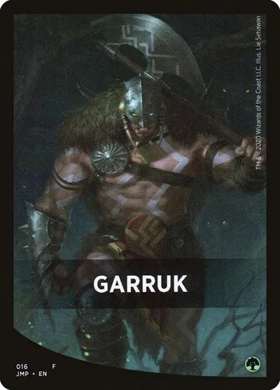 Garruk Theme Card - Normal Garruk Theme Card