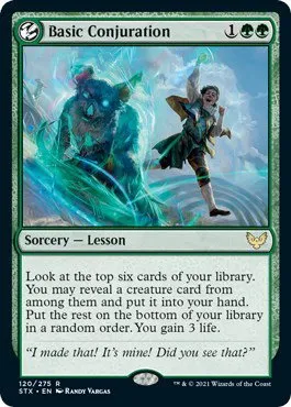Basic Conjuration