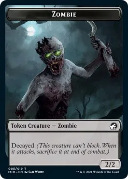 Zombie (005) Token - Normal Zombie 005 Token
