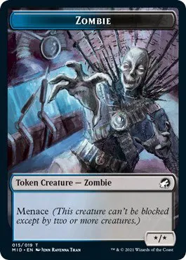 Zombie (015) Token - Normal Zombie 015 Token