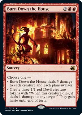 Burn Down the House - Foil