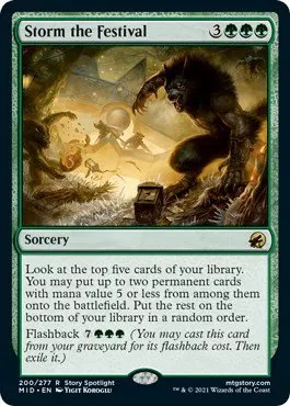 Storm the Festival - Foil