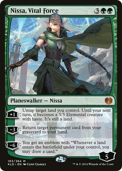 Nissa, Vital Force - Foil
