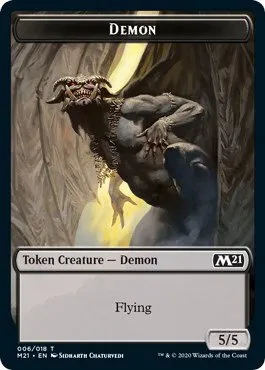Demon // Zombie Double-Sided Token
