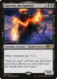 Kaervek, the Spiteful - Foil