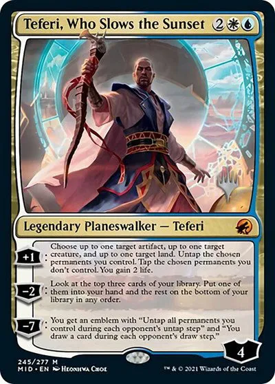 Teferi, Who Slows the Sunset - Foil