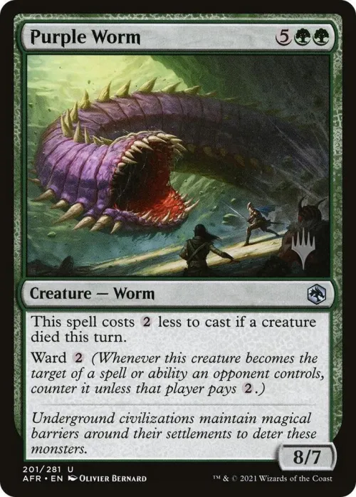Purple Worm - Foil
