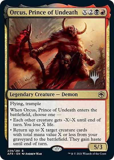 Orcus, Prince of Undeath - Foil