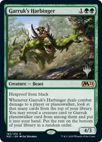 Garruk's Harbinger - Foil
