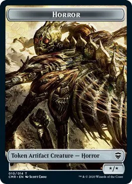Horror // Thrull Double-Sided Token