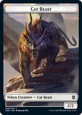 Cat Beast // Hydra Double-Sided Token