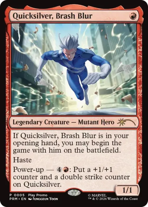 Quicksilver, Brash Blur - Foil Quicksilver Brash Blur