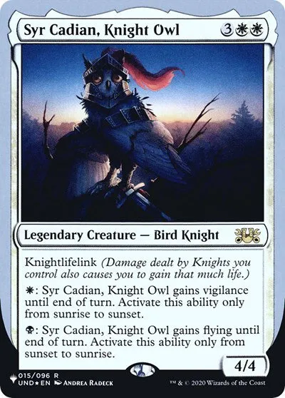 Syr Cadian, Knight Owl