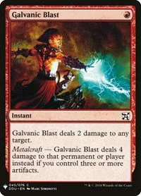 Galvanic Blast - Normal Galvanic Blast